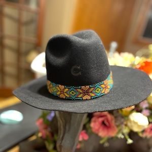 Charlie 1 horse black gold digger cowboy hat